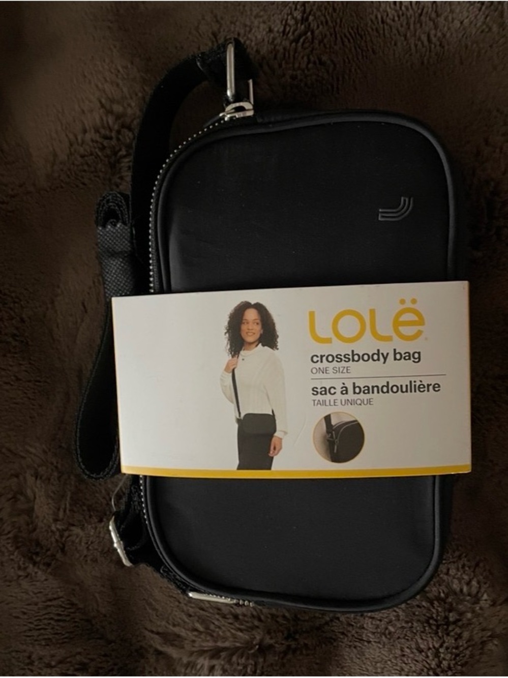 Lole Black Compact Crossbody Bag (NWT)